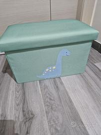 Livarno Home Pouf  contenitore dinosauri bambini