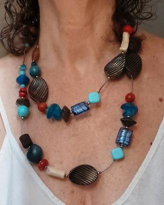 Collana lunga/corta, stile boho