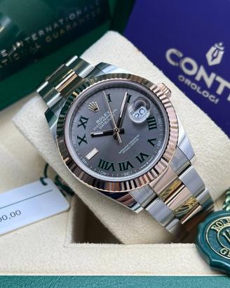 🟩ROLEX DATEJUST 41 WIMBLEDON REF.126331 ANNO 2022
