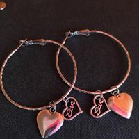 Orecchini cerchio love