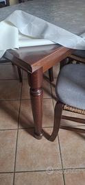 Tavolo legno massello e 4 sedie