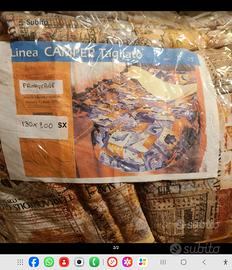 pronto letto in cotone per letto  130 x 200