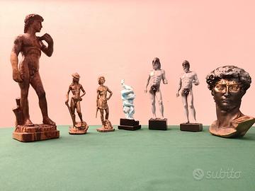 OPERE D'ARTE IN BRONZO/RESINA/LEGNO
