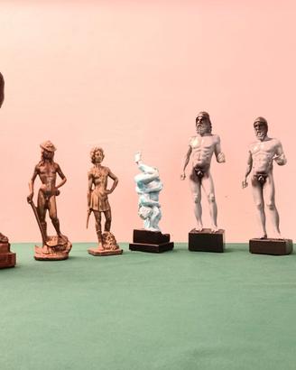OPERE D'ARTE IN BRONZO/RESINA/LEGNO