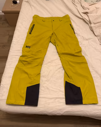 Pantaloni sci Helly Hansen green-lemon tg. L