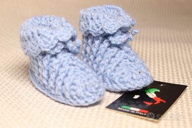 Scarpette per neonato artigianali italiane Art.051