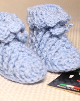 Scarpette per neonato artigianali italiane Art.051