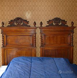 Letto matrimoniale fine 800'