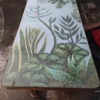 Tavolo con vetro di Murano