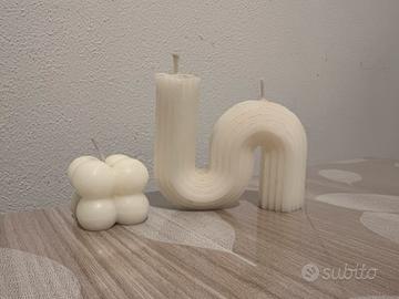 Candela artigianale in cera