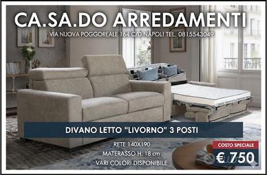 Divano 3 posti con letto Pronta consegna