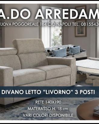 Divano 3 posti con letto Pronta consegna