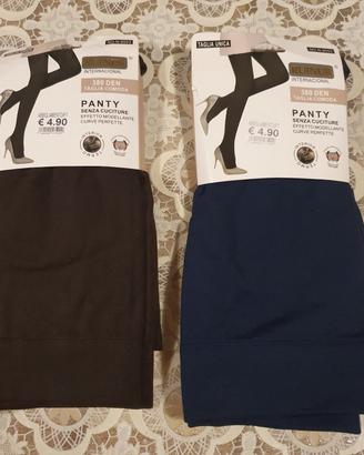 Coppia di pantacollant - collant panty caldissime 