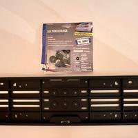 Lampa porta targa posteriore nero.