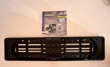 Lampa porta targa posteriore nero.