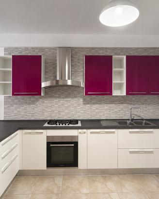 Cucina CREO completa angolare con penisola