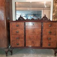 Comò cassettiera stile Chippendale