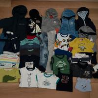 Lotto vestiti bambino 6-12 mesi cm 74- 74/80