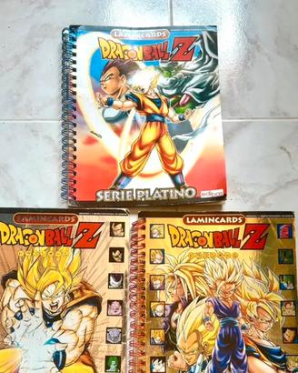 Lotto Album Dragon Ball Z oro argento platino