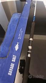 Canna a spinning Savage Salt per alletterato/tonno