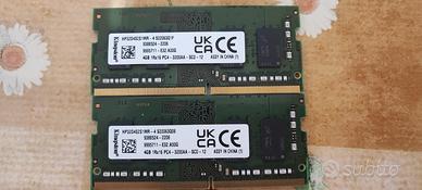memorie ddr4 8 GB 3200 mhz