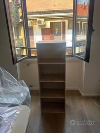 Mini libreria marrone