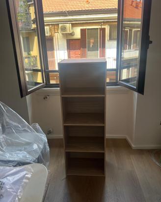 Mini libreria marrone