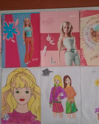 Diario, Tre Foderine &Tre Stampe Barbie primi 2000
