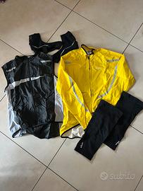 Antipioggia smanicato antivento copriscarpe gambal