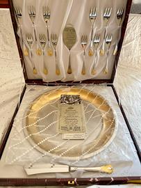 Gottinghen NOS-servizio da dolce 24K Oro Zecchino