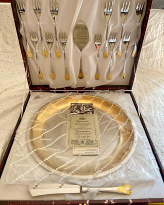 Gottinghen NOS-servizio da dolce 24K Oro Zecchino