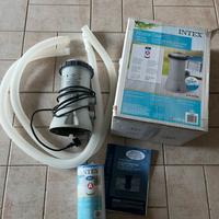 Pompa piscina con accessori intex