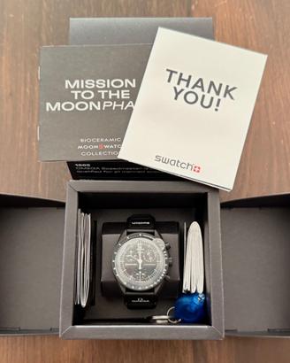 Swatch Mission to Moonphase New Moon Snoopy-NUOVO