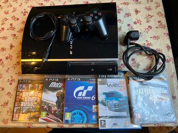 PS3 fat playstation 3 + 5 giochi