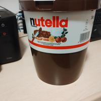 Vaso in plastica vuoto da 3kg Nutella