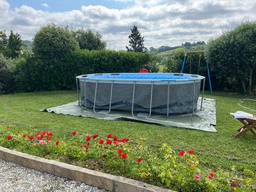 Piscina4,27 mx2,50m +Filtro a Sabbia e Accessori