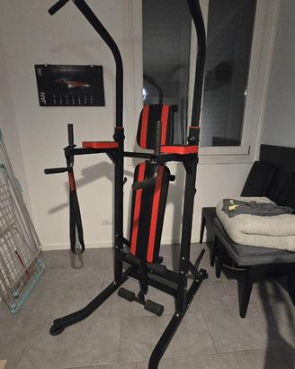 Stazione Multifunzione allenamento fitness HomCom