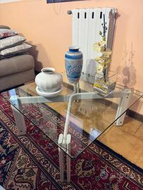 Tavolino di vetro per salotto design