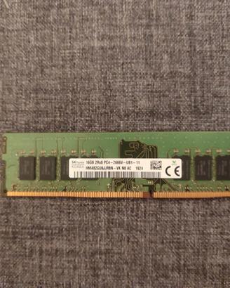 Ram 16 gb ddr4 skhynix 2666mts