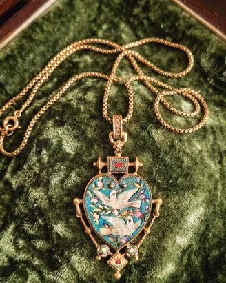 Collana Vintage art déco firmata per donna