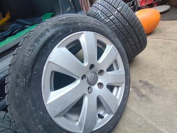 Cerchi originali 16" Audi A3 e gomme invernali 70%