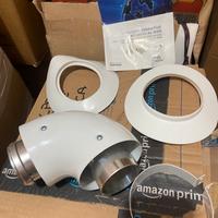 Curva 90° coassiale per caldaia tradizionale