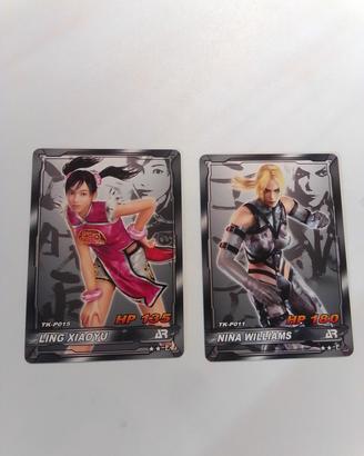 Lotto 2 Carte Tekken Card Tournament PROMO 
