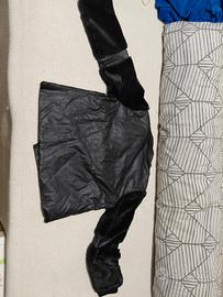 Giacchina ecopelle nera TG 38