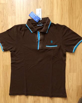 Polo CONTE of FLORENCE Taglia M col. Marrone