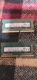 2 moduli RAM  da 4GB 2400