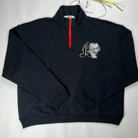 Felpa con Zip Nera MSGM