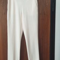 Pantaloni elasticizzati bianchi 