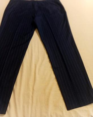 Pantaloni donna gessati.  T XL