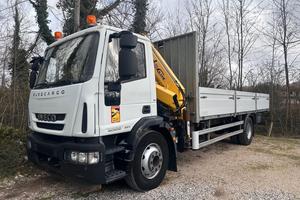 Iveco Eurocargo 160E22 cassone con grù con grù HYV